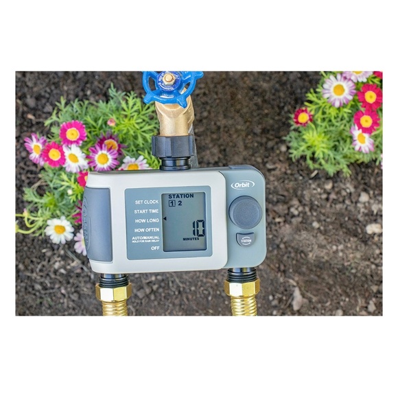 Orbit 2 Outlet, Programmable Digital Irrigation Watering Timer - Picture 5 of 7